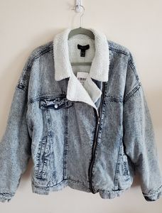 Forever 21 plus-sized denim coat